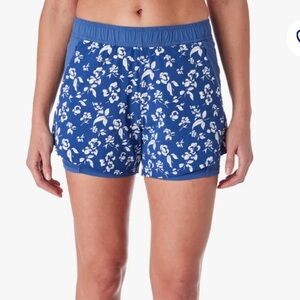Fair Harbor Women’s Navy Floral Corliss Short Size XL